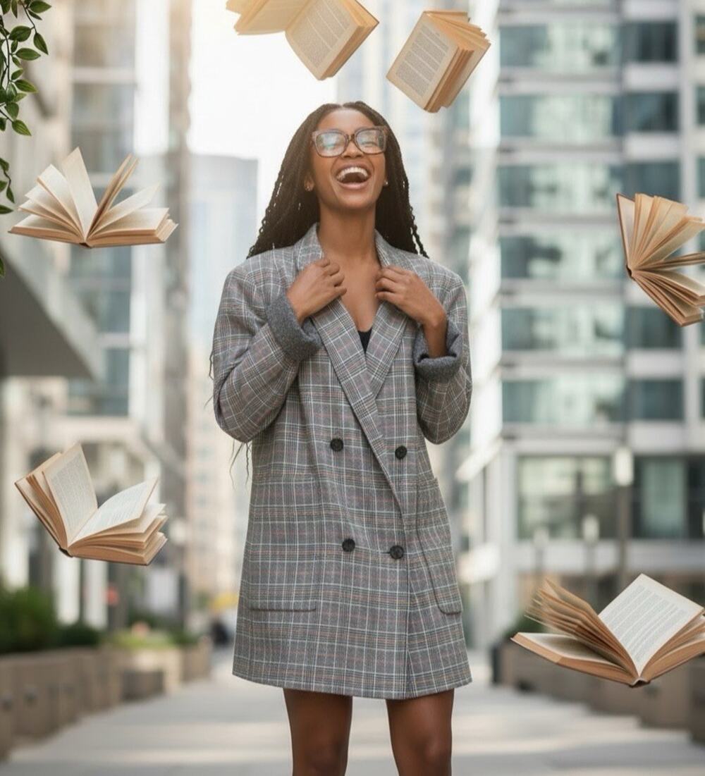 Maeve Anthropologie Lilith Brown Plaid Double Breasted Oversized Blazer/Jacket